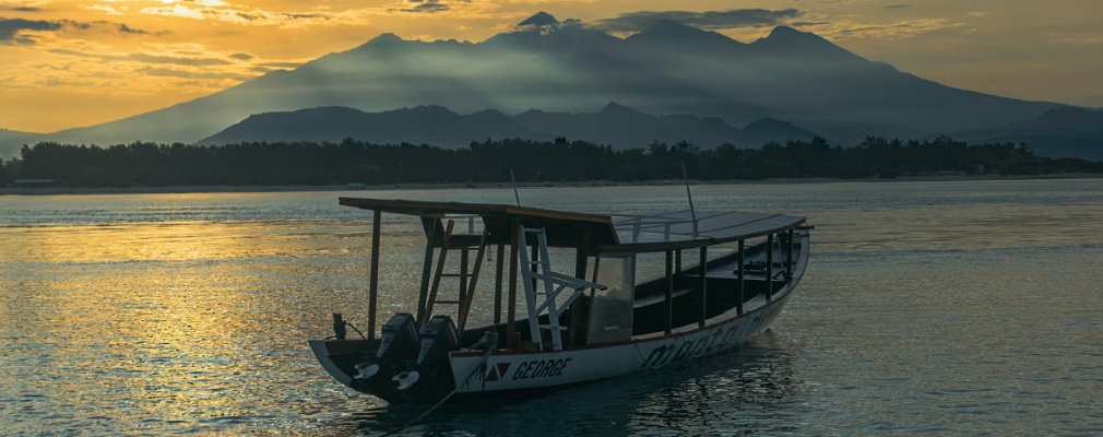 Zonsopkomst op de Gili-eilanden